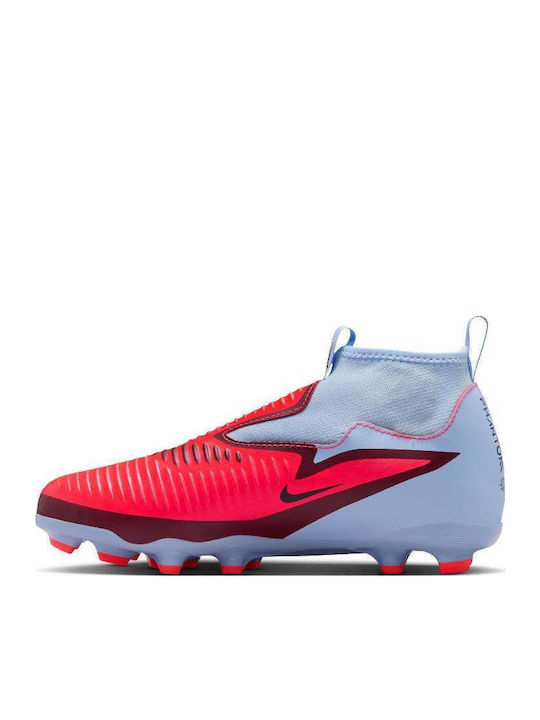 Jr Phantom MG Kids Soccer Cleats Molded Light Blue