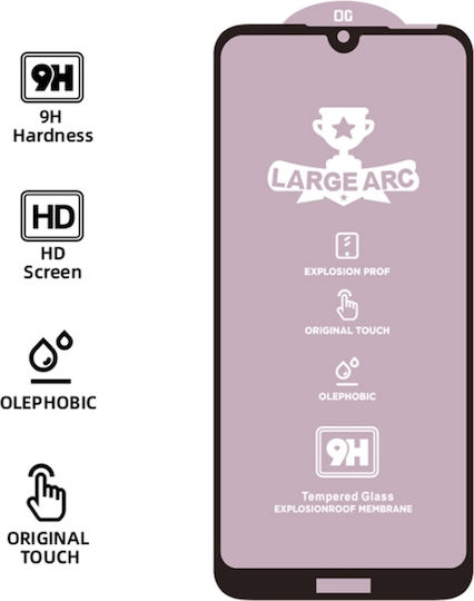 Full Face Tempered Glass Μαύρο (Mi 8 Lite)