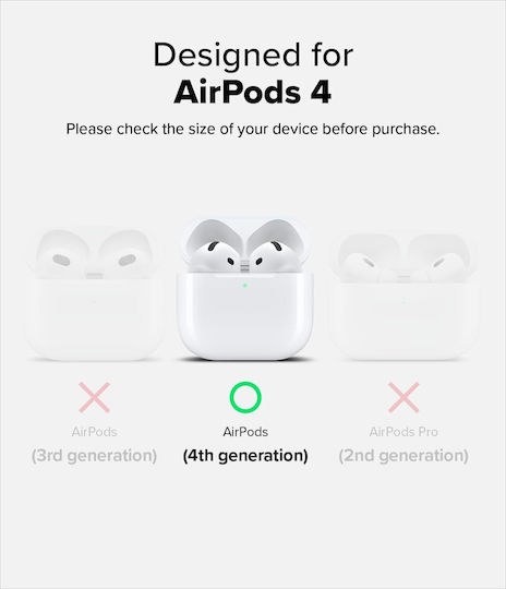 Ringke Hülle Silikon Stone für Apple AirPods 4