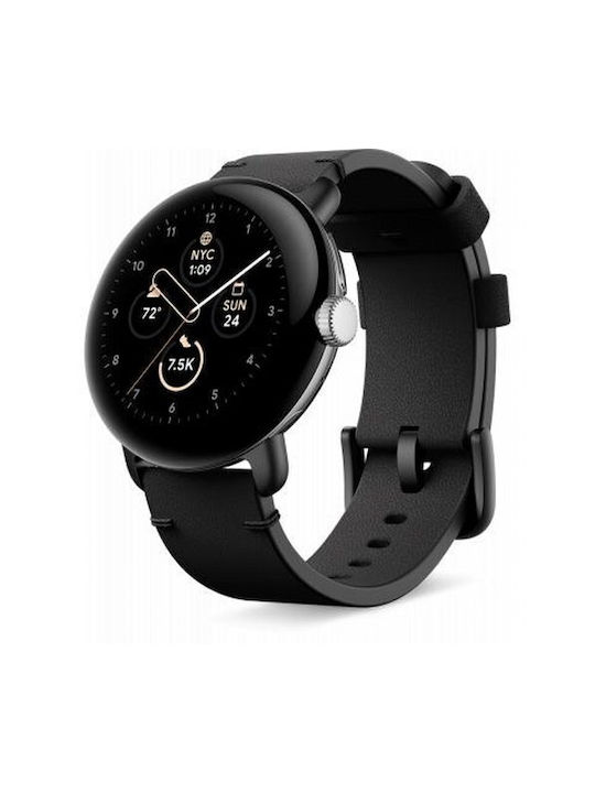 Google Lederarmband Pixel Watch Größe S Schwarz