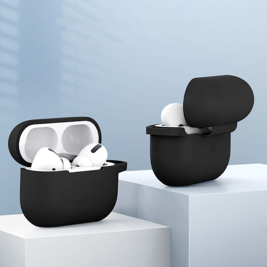 ESR Pro Bounce Silicone Case with Keychain Black for Apple AirPods Pro