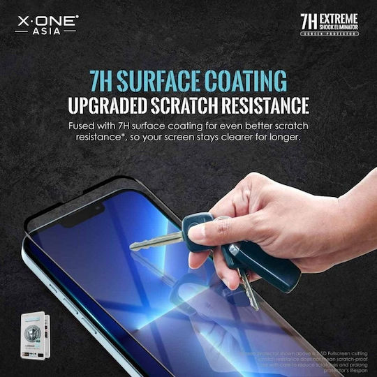 X-One Extreme Shock Eliminator Tempered Glass (iPhone 13 Pro Max, 14 Plus)
