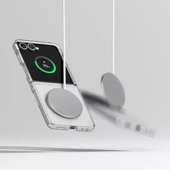 Ringke Slim Magnetic Книга Пластмаса 1.2мм Прозрачен (Galaxy Z Flip7)