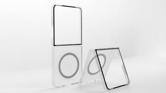 Samsung Задна корица Пластмаса Прозрачен (Galaxy Z Flip7)
