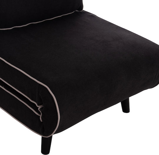 Braxton Schlafsessel Black 78x88x78cm