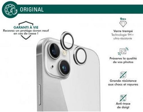 Force Glass Camera Protector Iphone 14/14 Plus Ultra Resistant Silver