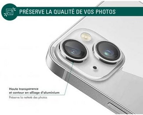 Force Glass Camera Protector Iphone 14/14 Plus Ultra Resistant Silver