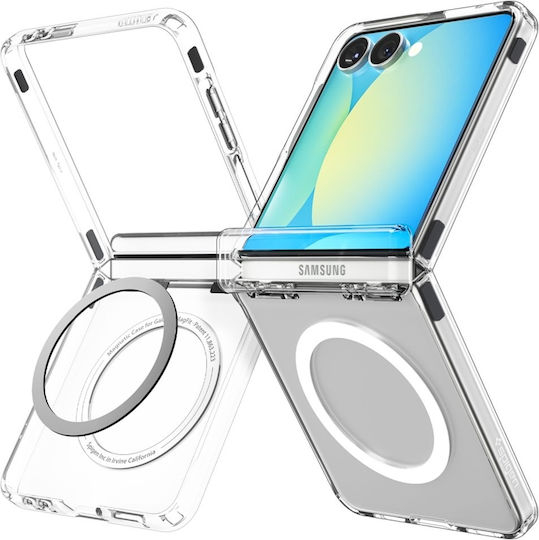 Spigen Ultra Hybrid Pro Mag Book Σιλικόνης Διάφανο (Galaxy Z Flip7)