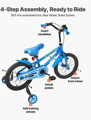 Vevor 18" Детски Велосипед BMX Син