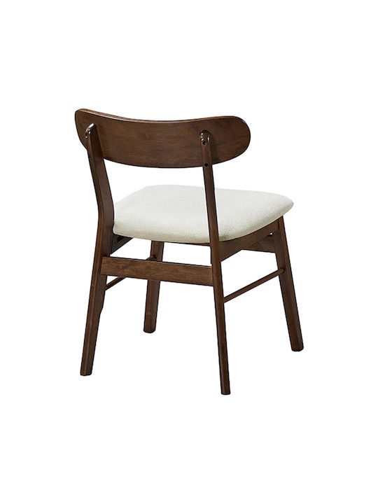 Cairo Stühle Küche Walnut-ecru 1Stück 47x47x76cm