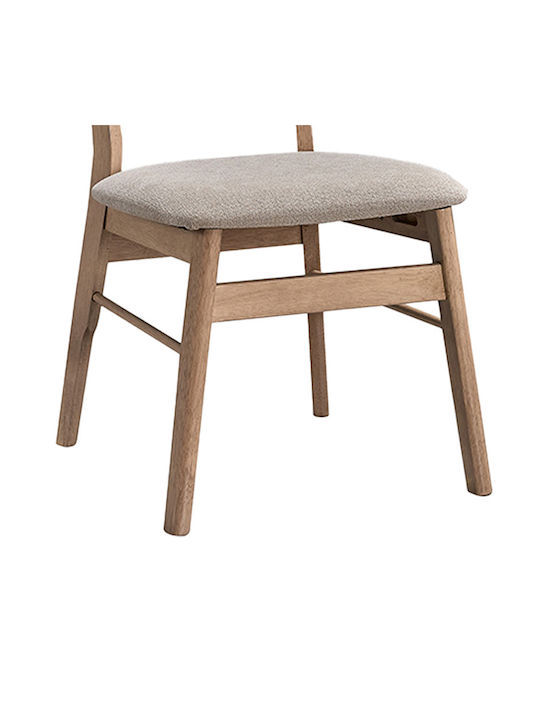 Cairo Kitchen Wooden Chair Natural-ecru 47x47x76cm