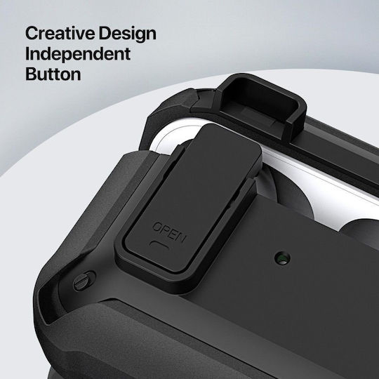 Dux Ducis Peco - Брониран калъф за Airpods Pro2 - черен