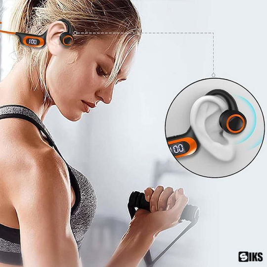 Bone Conduction Bluetooth Handsfree Earphones with Sweat Resistance MicroUSB Card Support 6D Surround