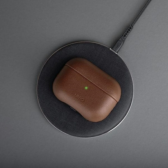 Uniq Terra Θήκη Δερμάτινη σε Κόκκινο χρώμα για Apple AirPods Pro