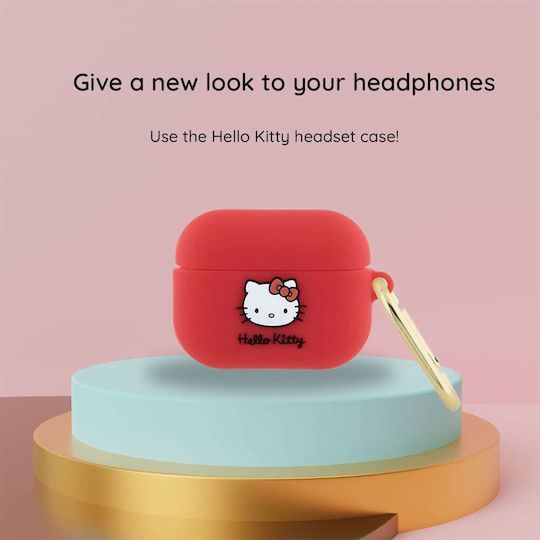 Hello Kitty Калъф в Бял цвят за Apple AirPods 1 / AirPods 2