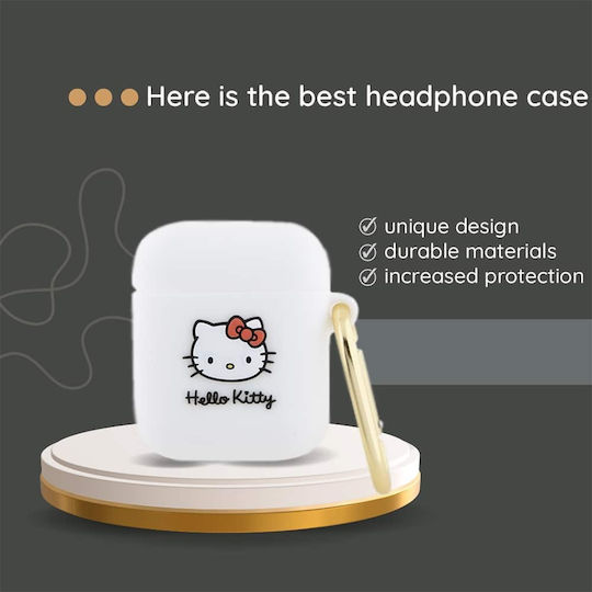 Hello Kitty Θήκη Σιλικόνης σε Λευκό χρώμα για Apple AirPods Pro