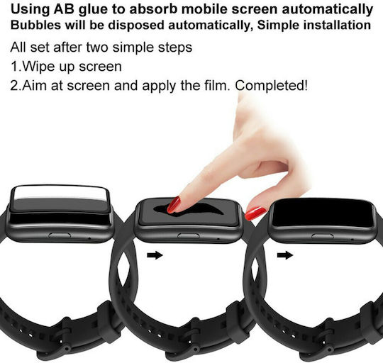 Imak Full Flexi Glass за Apple Watch 44mm Черен