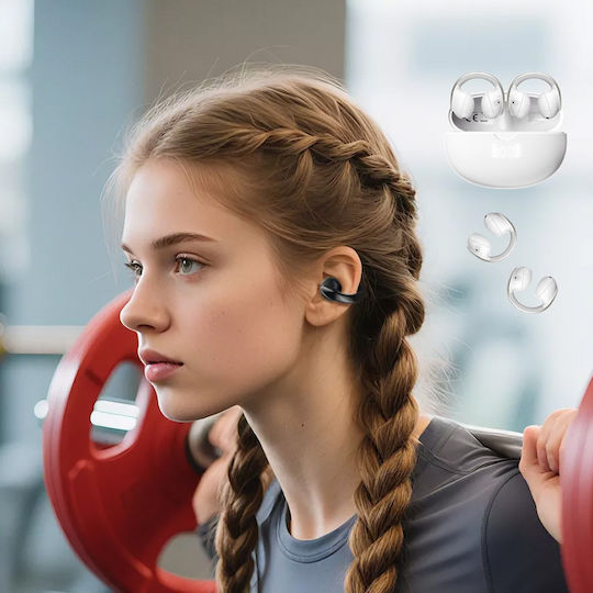 BlackView Airbuds 13 Bluetooth Handsfree Ακουστικά με Αντοχή στον Ιδρώτα και Θήκη Φόρτισης Λευκά