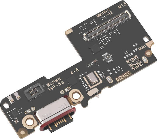 Clappio Usb-c Charging Connector Redmi Note 14 Pro 5g Sim Reader Black
