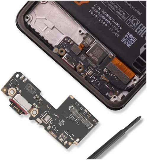 Clappio Usb-c Charging Connector Redmi Note 14 Pro 5g Sim Reader Black
