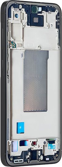 Clappio Ersatz-Zentralrahmenteil Samsung Galaxy A36 Schwarz