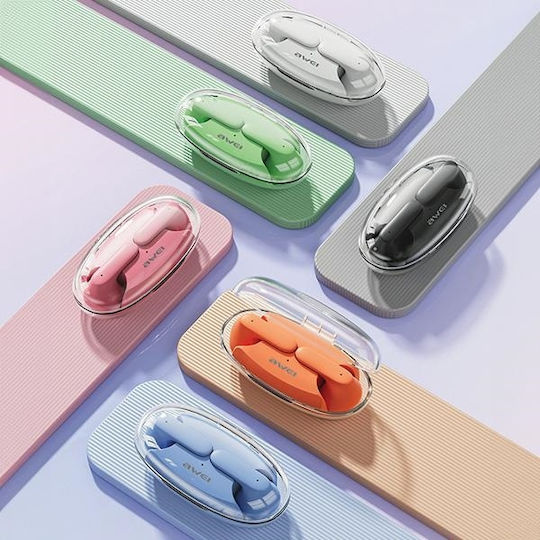 Awei T85 ENC In-Ear Bluetooth-Freisprecheinrichtung Kopfhörer mit Schweißresistenz und Ladeetui Schwarz