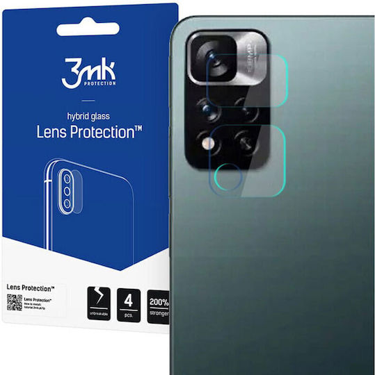 3MK Kameraschutz Gehärtetes Glas Transparent für das Xiaomi Redmi Note 11 Pro 4G / 11 Pro 5G.
