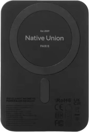 Native Union Re Classic MagSafe Power Bank 5000mAh 15W with USB-C Port Power Delivery Slate Green