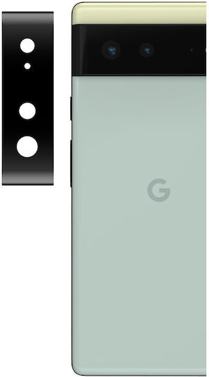 Wozinsky Full Camera Protection Tempered Glass Black for the Pixel 6