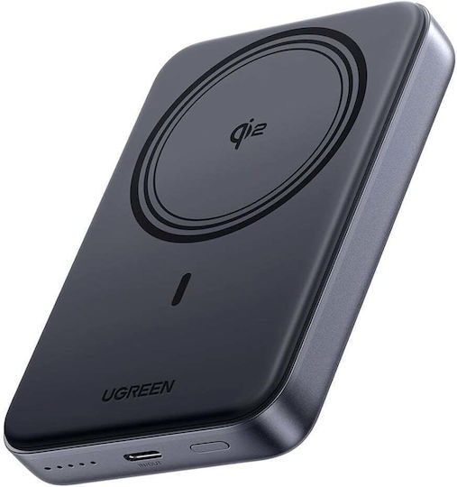 Ugreen PB763 MagSafe Qi2 Външна батерия 10000mAh 20W с USB-C порт Power Delivery / Quick Charge Черна