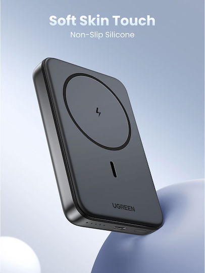 Ugreen PB763 MagSafe Qi2 Външна батерия 10000mAh 20W с USB-C порт Power Delivery / Quick Charge Черна