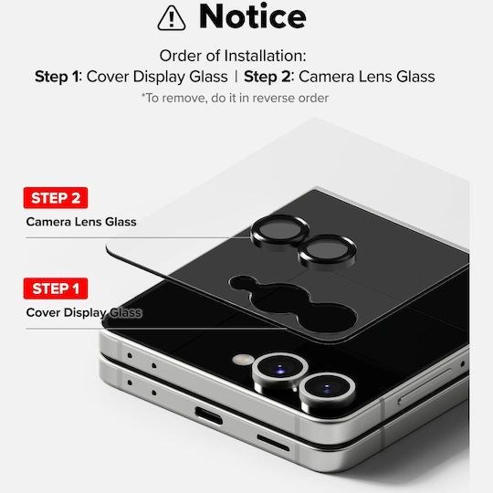 Ringke Camera Frame Protector 2-pack Galaxy Z Flip 7 Black