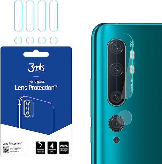 3MK Lens Protection Προστασία Κάμερας Tempered Glass Διάφανο για το Xiaomi Mi Note 10 / 10 Pro