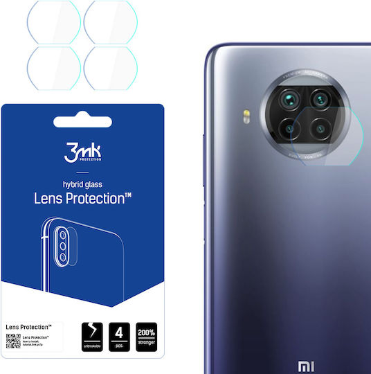 3MK Kameraschutz Gehärtetes Glas Transparent für das Xiaomi Mi 10T Lite