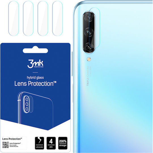 3MK Lens Protection 4τμχ Προστασία Κάμερας Tempered Glass Διάφανο για το Huawei P Smart Pro