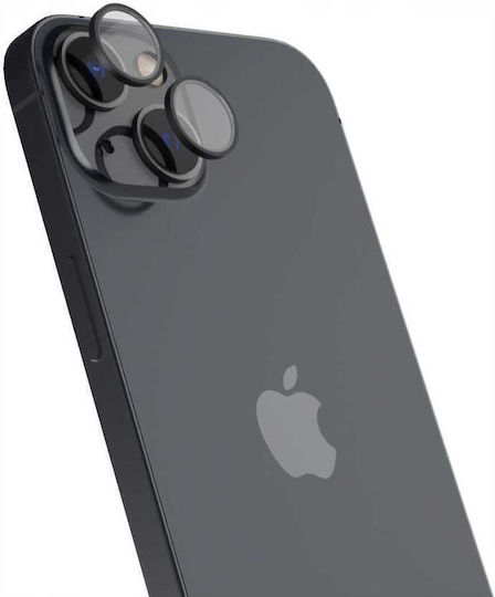 Spacecase Quickfit Προστασία Κάμερας Tempered Glass Μαύρο για το iPhone 13, iPhone 13 mini