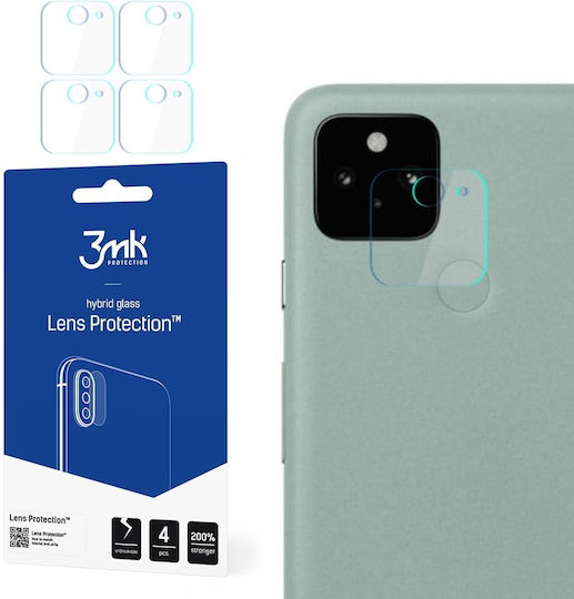 3MK Lens Протектор за камера Закалено стъкло Transparent за Google Pixel 5 5G