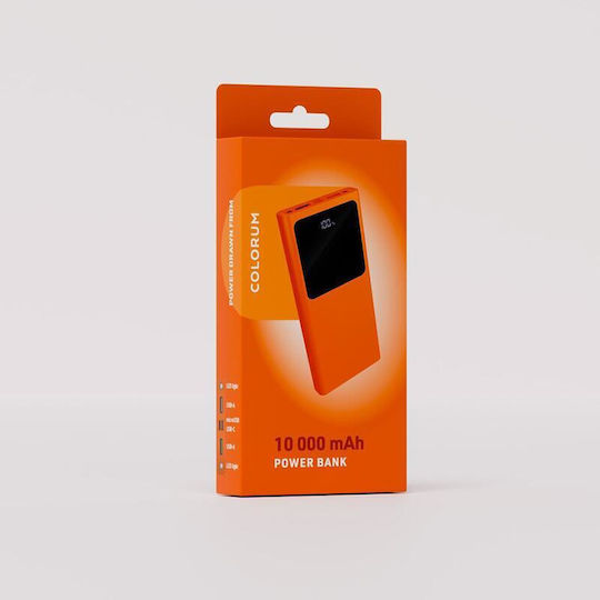 Slim Power Bank 10000mAh 22.5W Power Delivery Оранжев