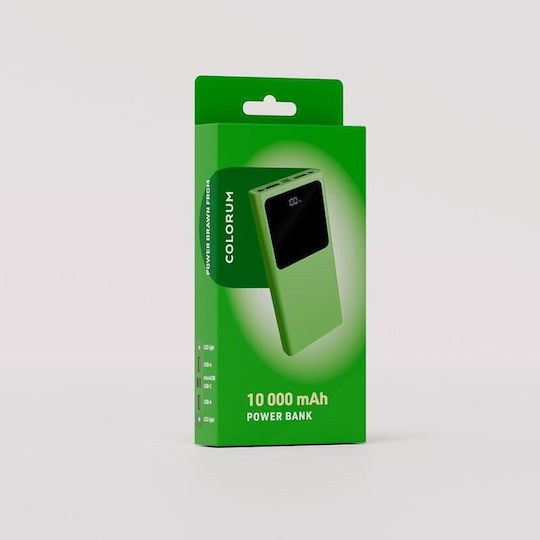 Baterie Externă Slim 10000mAh 22.5W Verde