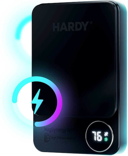 3MK Hardy MagSafe Power Bank 5000mAh Черен