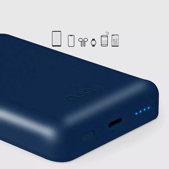 SBS MagSafe Power Bank 5000mAh 5W with USB-C Port Blue