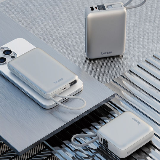 Energea Bazic Fusion Mini Power Bank 20000mAh 20W με Θύρα USB-A και Θύρα USB-C Power Delivery / Quick Charge 3.0 Γκρι