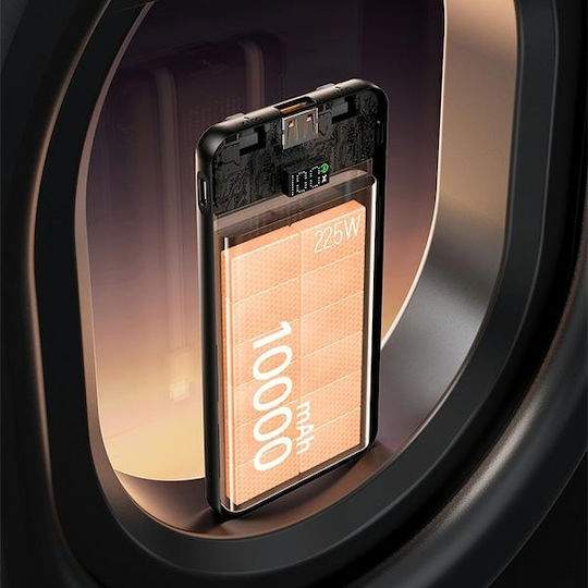 Awei P76K Power Bank 10000mAh 22.5W Μαύρο