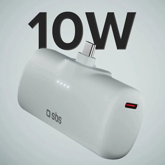 SBS Ecopower 5000mAh 10W Γκρι