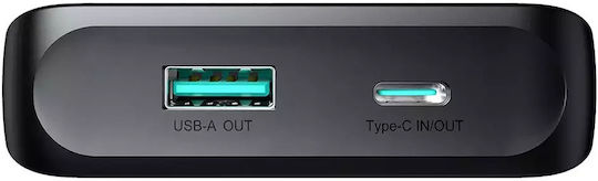Joyroom JR-PBF19 Външна Батерия 10000mAh 22.5W с USB-A Изходен Порт и USB-C Изходен Порт Power Delivery / Бързо Зареждане Черна