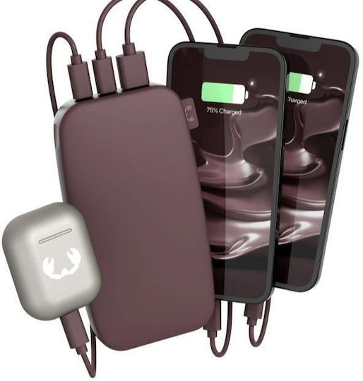 Fresh 'n Rebel Външна Батерия 18000mAh 20W с USB-A Изходен Порт и 2 USB-C Изходни Порта Дийп Моув