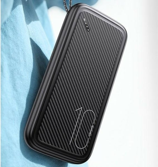 Usams PB56 Power Bank 10000mAh с 2 USB-A порта Dark Green