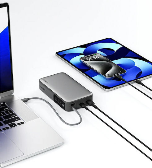 Aukey PB-Y48 Power Bank 20000mAh 130W με Θύρα USB-A και Θύρα USB-C Power Delivery