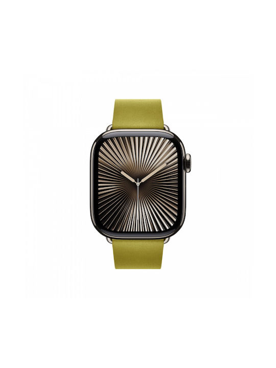 Apple Modern Buckle 42mm - Large Λουράκι Υφασμάτινο με Pin Chartreuse (Apple Watch 38, 40, 41, 42mm)
