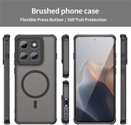 Techsuit Halofrost II Magsafe Rückseite Kunststoff Schwarz Für Motorola Edge 60 Pro